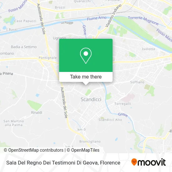 Sala Del Regno Dei Testimoni Di Geova map