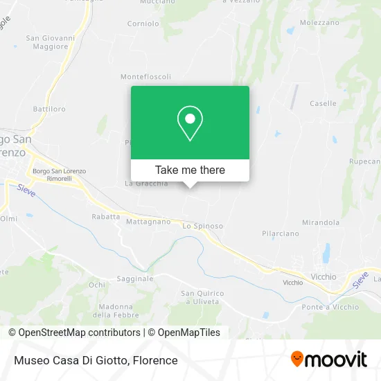 Museo Casa Di Giotto map