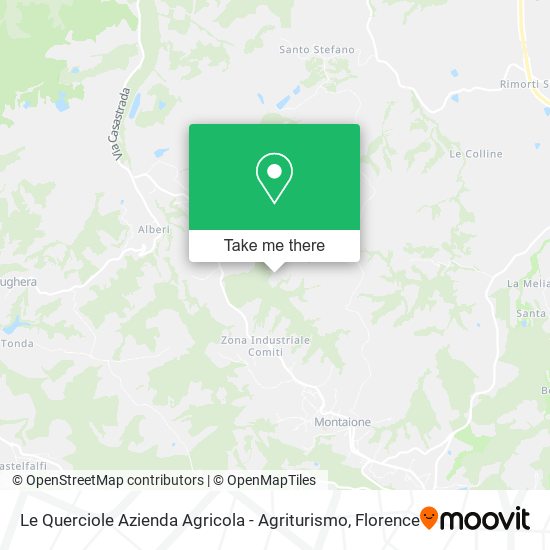 Le Querciole Azienda Agricola - Agriturismo map