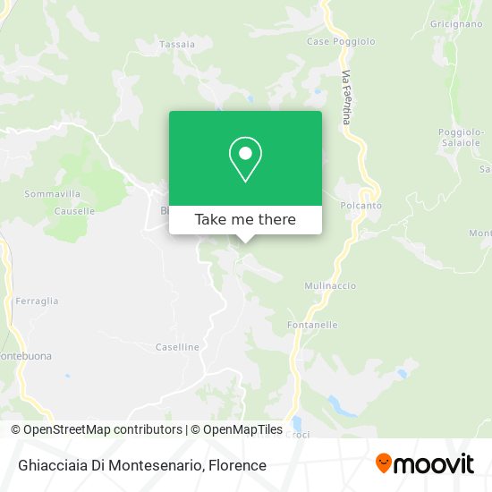 Ghiacciaia Di Montesenario map