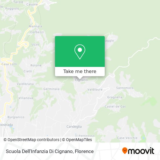 Scuola Dell'Infanzia Di Cignano map