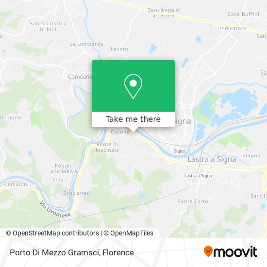 Porto Di Mezzo Gramsci map
