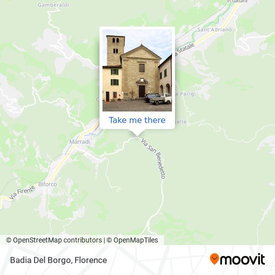 Badia Del Borgo map