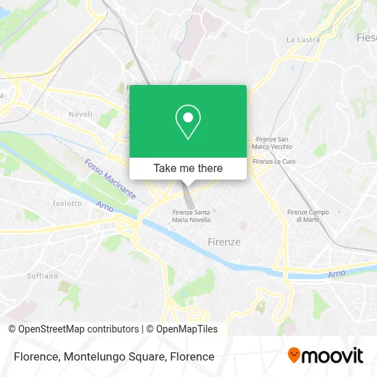 Florence, Montelungo Square map