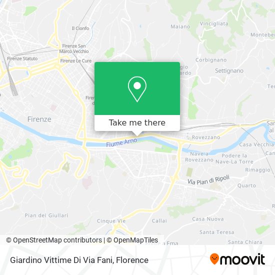 Giardino Vittime Di Via Fani map