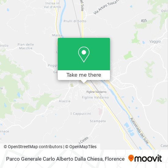 Parco Generale Carlo Alberto Dalla Chiesa map
