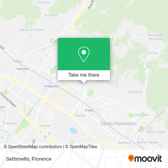 Settimello map