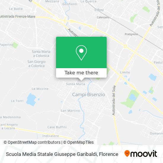 Scuola Media Statale Giuseppe Garibaldi map
