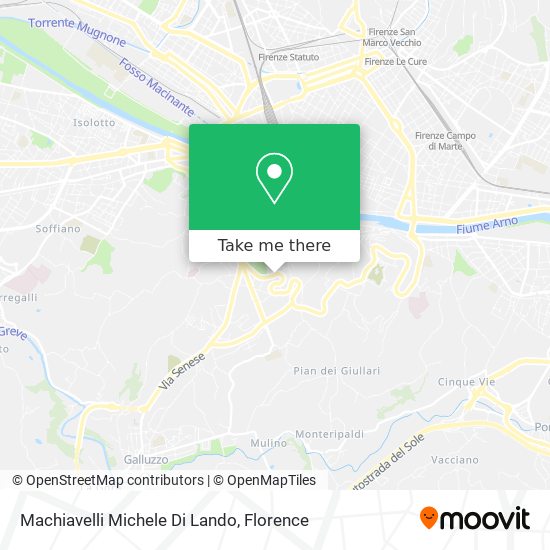 How to get to Machiavelli Michele Di Lando in Firenze by Bus