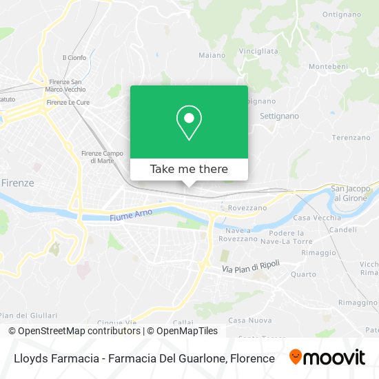 Lloyds Farmacia - Farmacia Del Guarlone map