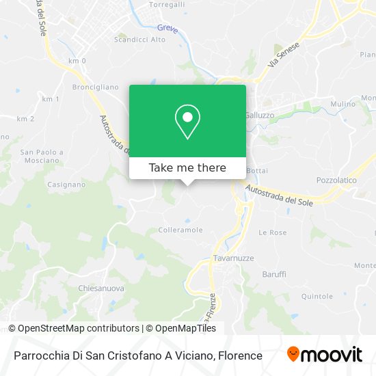 Parrocchia Di San Cristofano A Viciano map