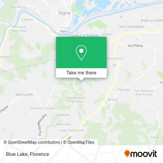 Blue Lake map