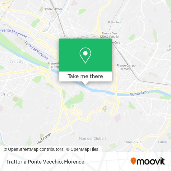 Trattoria Ponte Vecchio map