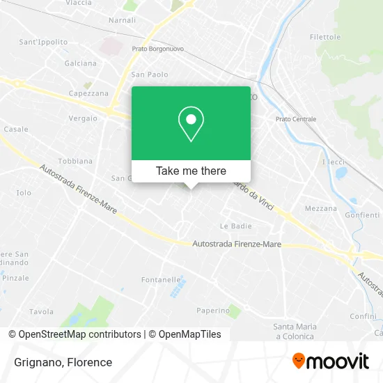 Grignano map
