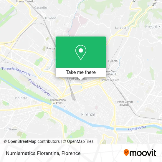 Florentine Numismatics map