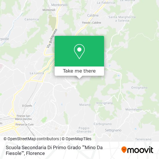 Scuola Secondaria Di Primo Grado ""Mino Da Fiesole"" map