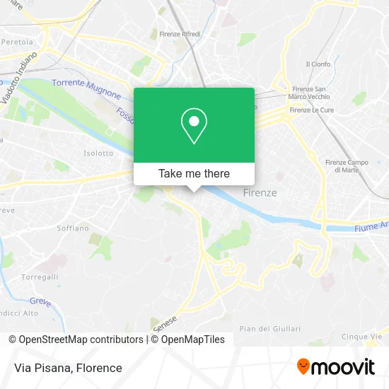 Via Pisana map