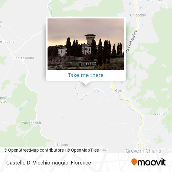 Castello Di Vicchiomaggio map