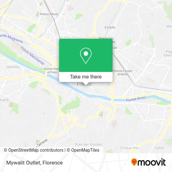 Mywalit Outlet map
