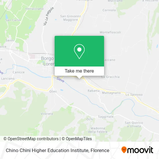 Chino Chini Higher Education Institute map