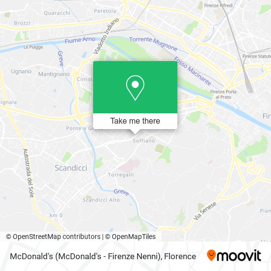 McDonald's (McDonald's - Firenze Nenni) map