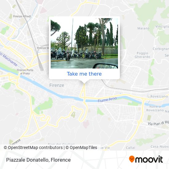 Piazzale Donatello map