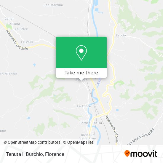 Tenuta il Burchio map