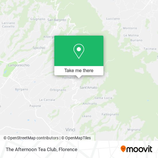 The Afternoon Tea Club map