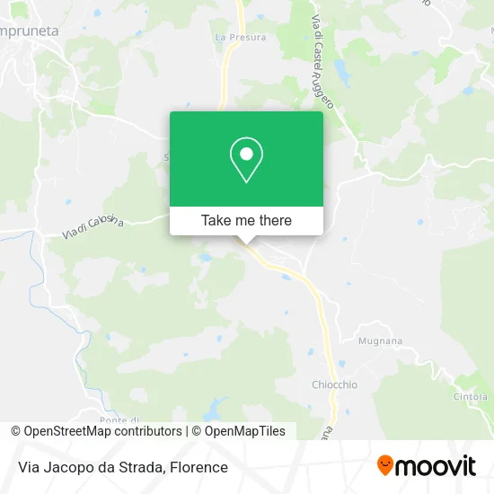 Via Jacopo da Strada map