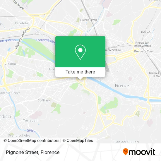 Pignone Street map