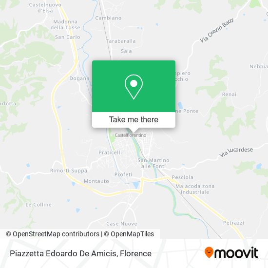 Piazzetta Edoardo De Amicis map