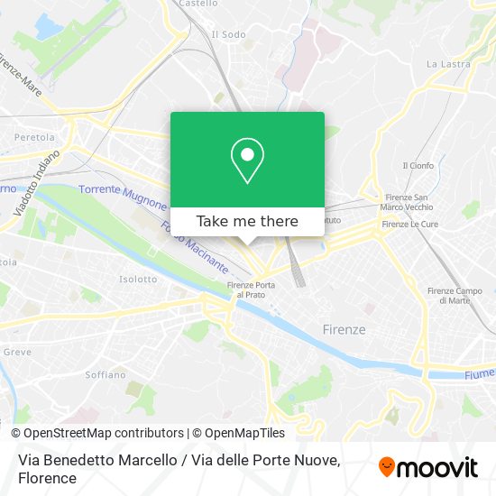 Via Benedetto Marcello / Via delle Porte Nuove map