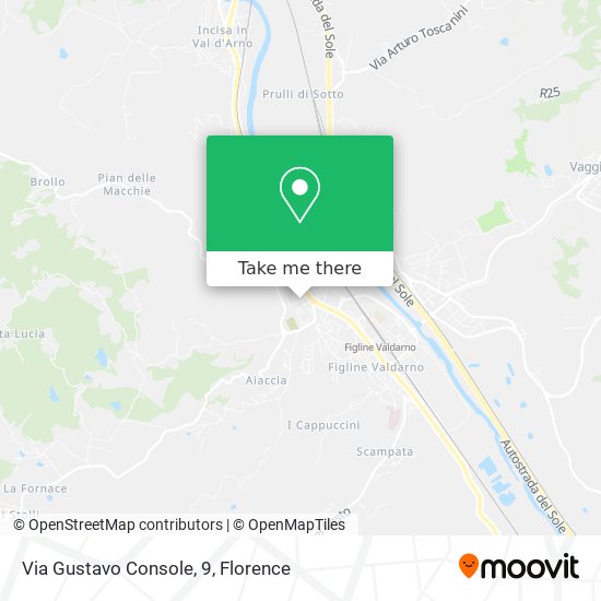 Via Gustavo Console, 9 map