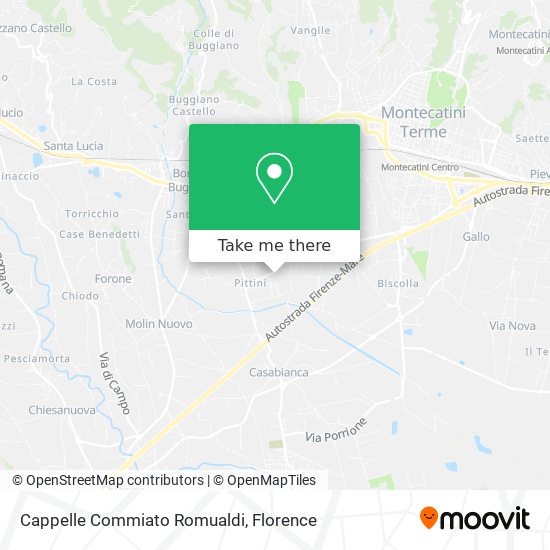 Cappelle Commiato Romualdi map