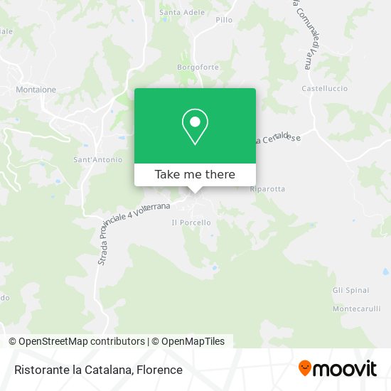 Ristorante la Catalana map
