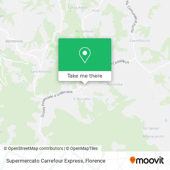 Supermercato Carrefour Express map
