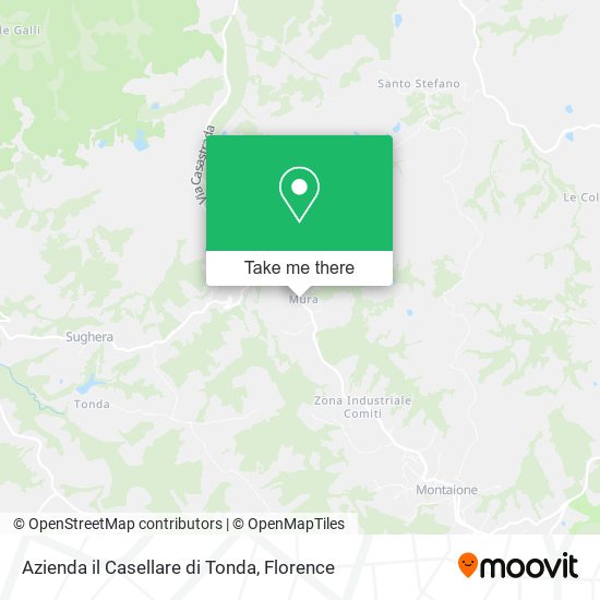 Azienda il Casellare di Tonda map