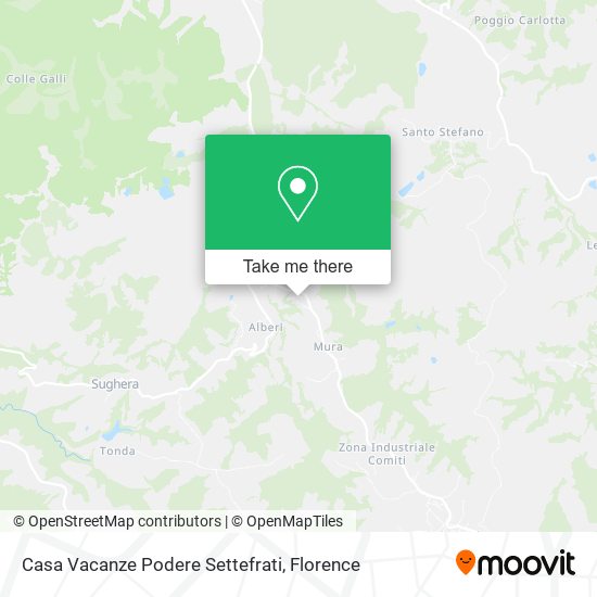Casa Vacanze Podere Settefrati map