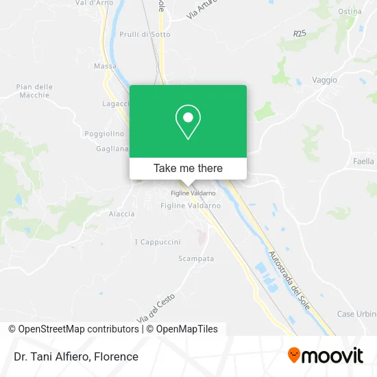 Dr. Tani Alfiero map