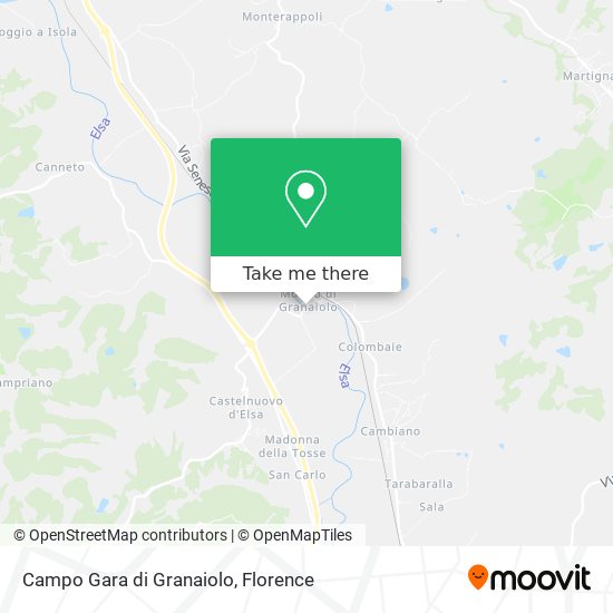 Campo Gara di Granaiolo map
