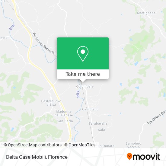 Delta Case Mobili map