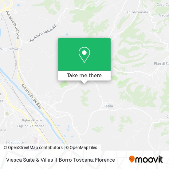 Viesca Suite & Villas II Borro Toscana map