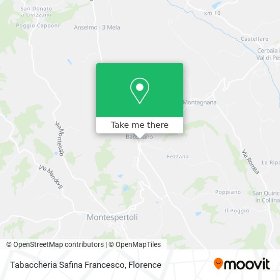 Tabaccheria Safina Francesco map