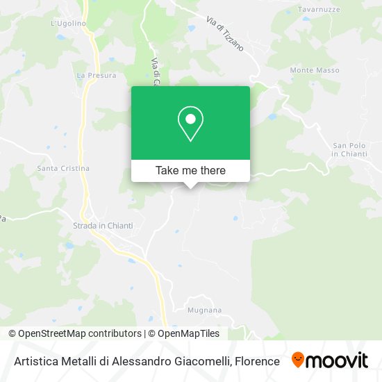 Artistica Metalli di Alessandro Giacomelli map