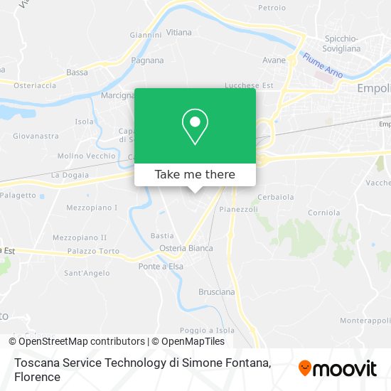 Toscana Service Technology di Simone Fontana map