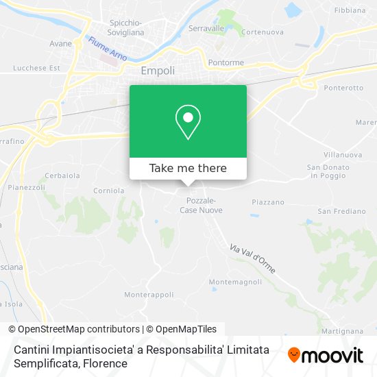 Cantini Impiantisocieta' a Responsabilita' Limitata Semplificata map