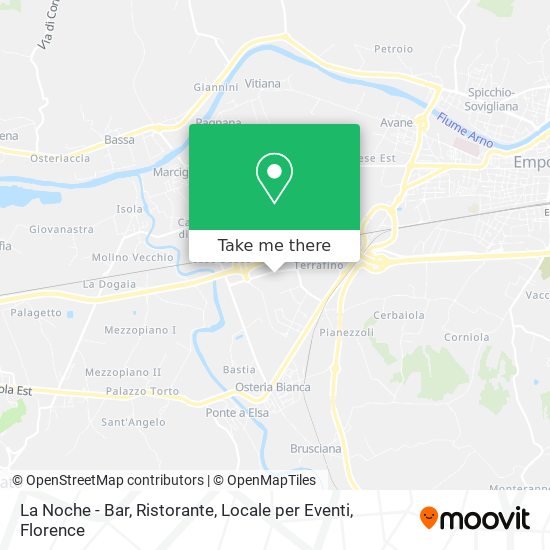 La Noche - Bar, Ristorante, Locale per Eventi map