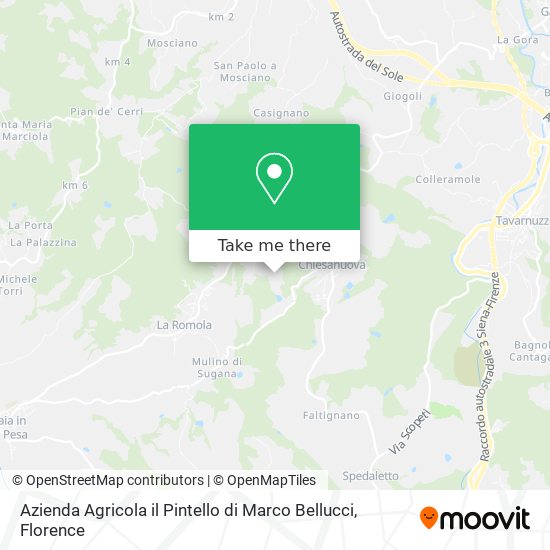 Azienda Agricola il Pintello di Marco Bellucci map