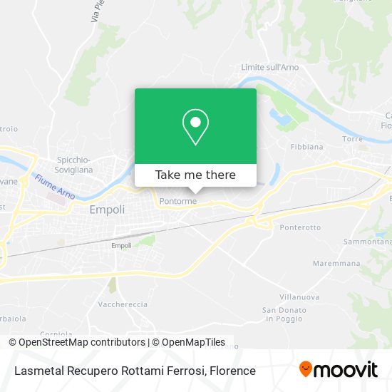 Lasmetal Recupero Rottami Ferrosi map