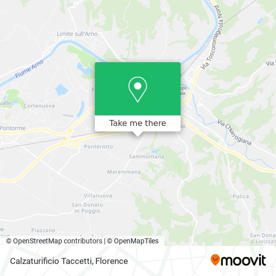 Calzaturificio Taccetti map